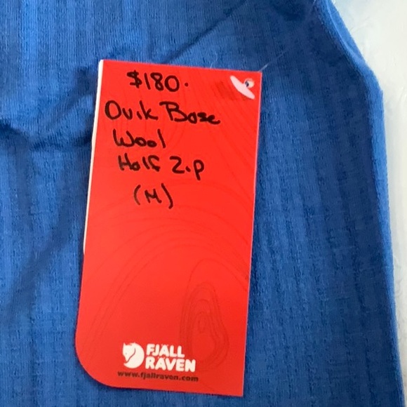 Fjallraven OVIK BASE WOOL HALF ZIP - Uncle Blue - Picture 7 of 11